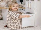 Kids Kitchen Playset, Large Pretend Role Play Kitchen, White T3398P348116
