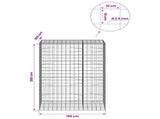 Gabion with 3.5 mm Wire and 10x10 cm Mesh 150x100x200 cm 3463437