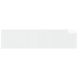 Wall-Mounted Headboard ARNHEM High Gloss White Engineered Wood 896709