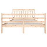 3100664 Bed Frame without Mattress Solid Wood 160x200 cm