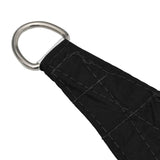 ZNTS Sunshade Sail Oxford Fabric Square 4x4 m Black 135744