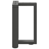 Coffee Table Legs T-Shaped 2 pcs Anthracite 28x25x cm Steel 4013022