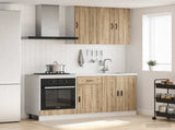 Kitchen Unit PORTO 5 pcs Sonoma Oak Engineered Wood 3438277