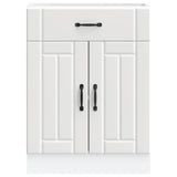 Kitchen Base Cabinet Lucca White Engineered Wood 853727
