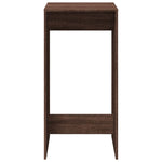 ZNTS Bar Table Brown Oak 51x50x103.5 cm Engineered Wood 854424