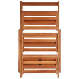 3-Tier Plant Stand 50x63x80 cm Solid Acacia Wood 43994
