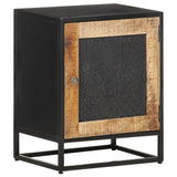 Bedside Cabinet 40x30x50 cm Rough Mango Wood 323146
