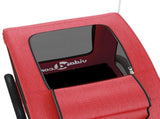 Pet Bike Trailer Red Oxford Fabric and Iron 93964