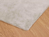 Anti-Slip Faux Rabbit Fur Rug OLITE Beige 200 x 280 cm 42021639