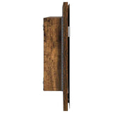 Mirror Wall-mounted Brown 80 x 37 cm Glass and Engineered Wood 863303