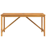 Garden Dining Table 150x90x74 cm Solid Wood Acacia 362241