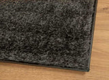 Rug ISTAN High Pile Shiny Look Anthracite 100x200 cm 375639