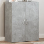 ZNTS File Cabinet Concrete Grey 60x32x77.5 cm Engineered Wood 840768