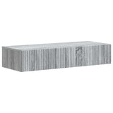 Wall-Mounted Side Table Grey Sonoma 87.5 x 34.5 x 17 cm 898501