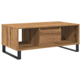 ZNTS Coffee Table Artisan Oak 90x50x36.5 cm Engineered Wood 857341