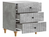 Bedside Cabinet Concrete Grey 43x 41 x 66.5 cm Engineered Wood 894098