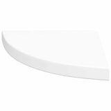 323917 Floating Corner Shelves 2 pcs White 35x35x3,8 cm MDF