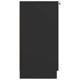 Shoe Cabinet Black 59x35x70 cm Engineered Wood 811422