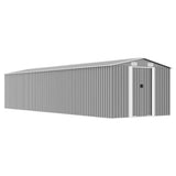 Garden Shed Grey 257x990x181 cm Galvanised steel 47037