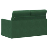 2 Seater Sofa Jungle Green 130 x 81 x 82 cm Corduroy Fabric 42041071