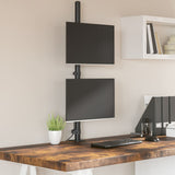 Dual Monitor Stand Black Steel VESA 75/100 mm 358000