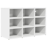 Shoe Cabinet with Shelf White 77.5 x 30 x 51 cm Engineered Wood 808675