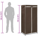 Wardrobe Brown Iron frame with fabric cover Medium Wardrobe 282442