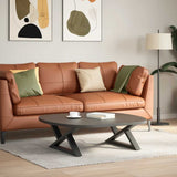 Coffee Table Legs 2 pcs Anthracite 70x cm Steel 4012694
