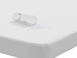 Mattress Protector 2 pcs 200 x 200 cm Waterproof White 42056731