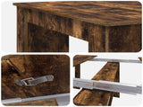 Dinning Table 180 x 85 x 75 cm Engineered Wood Smoked Oak 3424942