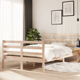 3101278 Bed Frame without Mattress Solid Wood 120x200 cm