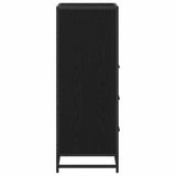 Bathroom Furniture Set with Drawer Black Oak 35 x 37.5 x 100 cm 883607