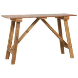 Console Table 130x40x80 cm Mixed Recycled Wood 283916
