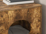 Cat House Smoked Oak 42.5 x 40 x 53 cm Engineered Wood 8000676