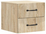 Wall-Mounted Bedside Cabinet Sonoma Oak 34.5 x 33 x 40 cm 898979