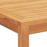 7 Piece Garden Dining Set Solid Wood Teak 3157932