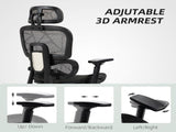 Multi-Adjustable Mesh Office Chair - Black T3398P377430