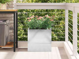 Garden Planter Stainless Steel 32 x 32 x 40 cm Stainless Steel 876347