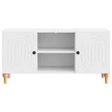 TV Cabinet White 102 x 34.5 x 50 cm Engineered Wood 894235