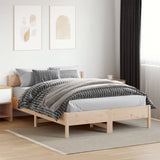 Bed Frame without Mattress 120x200 cm Solid Wood Pine 842754