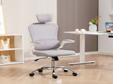 Mesh Back Office Chair, with Lumbar Support - Grey T3398P425008