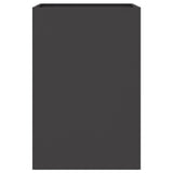 Planter Black 52x48x75 cm Steel 841583