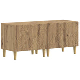 5 Piece LED TV Cabinet Artisan Oak Engineered Wood 3416771