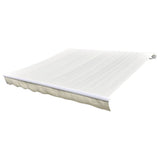 Awning Top Sunshade Canvas Cream 500x300 cm 143704