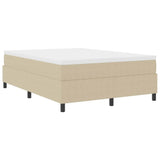 Platform Bed Frame Grey Green 140 x 190 cm Fabric 3337411