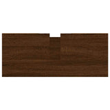 Bathroom Cabinet Brown Oak 80x33x60 cm Engineered Wood 831635