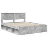 Bed Frame with Headboard Concerte 160 x 200 cm Solid Pine Wood 3410576