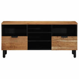 TV Cabinet with Drawer Brown 100 x 33 x 46 cm Solid Mango Wood 4017774