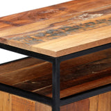 Side Cabinet 60x35x76 cm Solid Reclaimed Wood and Steel 282727