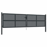 Garden Gate Anthracite 400x125 cm Steel 154571